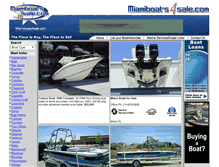 Tablet Screenshot of miamiboats4sale.com
